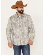 Wrangler Retro Button Up - Grey