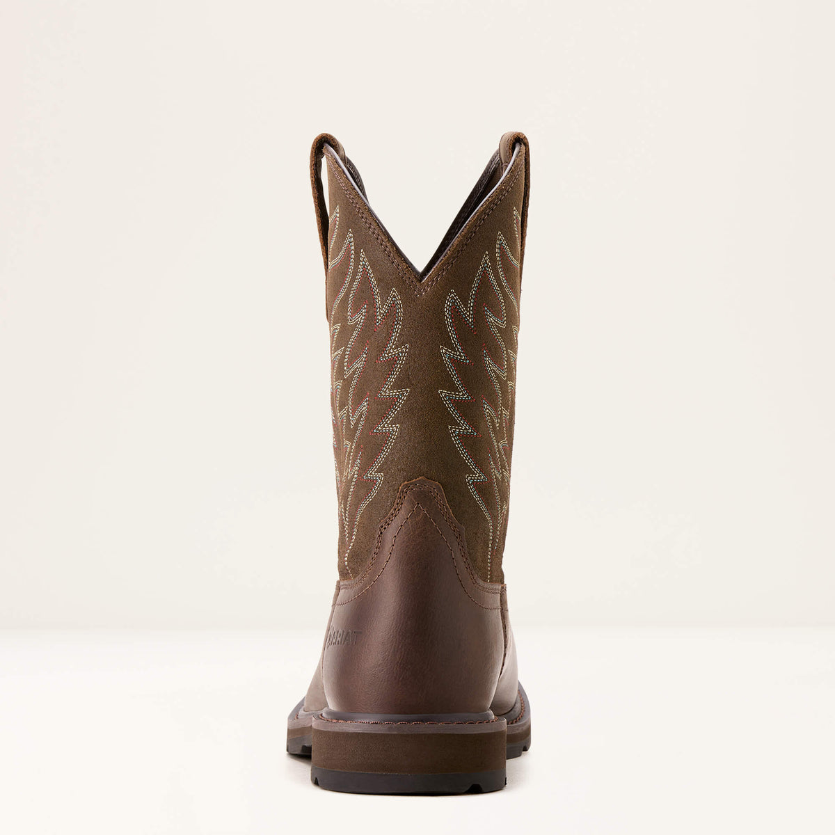 Ariat Men's Ground Breaker Wide Square Toe Brown Boots