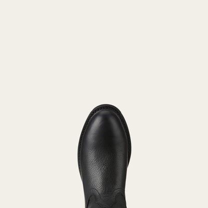Ariat Men's Sierra Steel Toe Roper Toe Black Boots