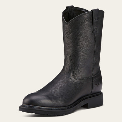 Ariat Men's Sierra - Roper Toe Black Soft Toe Boots