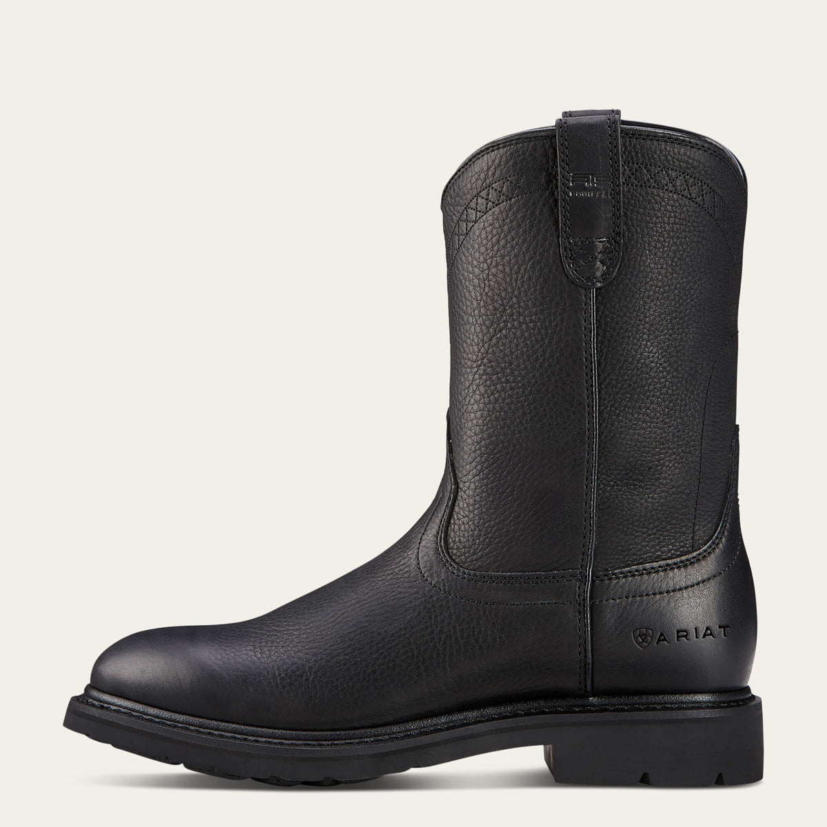 Ariat Men's Sierra - Roper Toe Black Soft Toe Boots