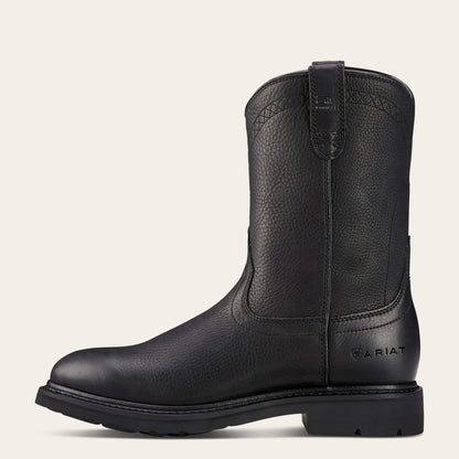Ariat Men's Sierra - Roper Toe Black Soft Toe Boots