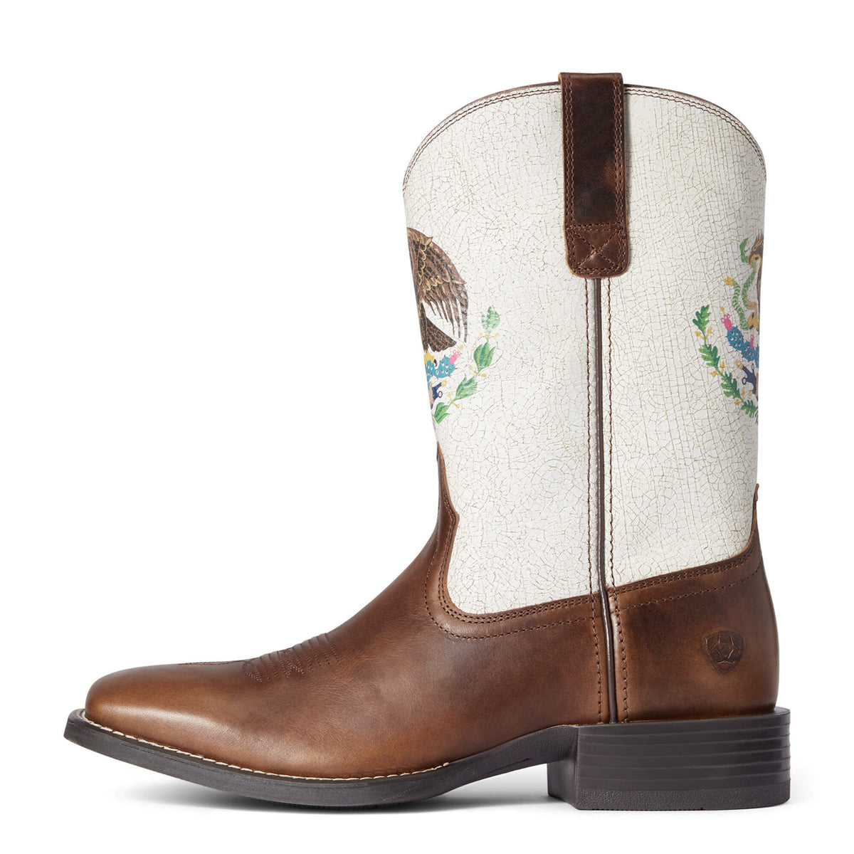 Ariat Men's Sport Orgullo Mexicano Chocolate/Coastal Cream Boots
