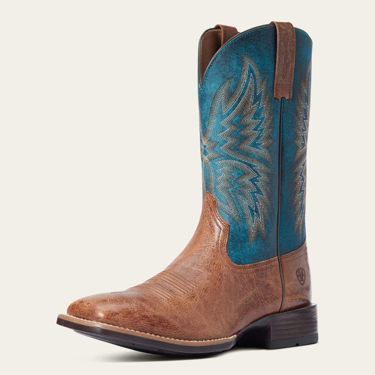 Ariat Men's Valor Ultra Dark Tan/Rocky Blue Boots