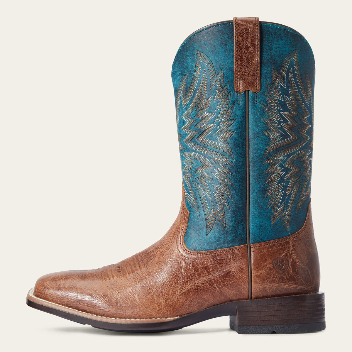 Ariat Men's Valor Ultra Dark Tan/Rocky Blue Boots