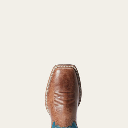 Ariat Men's Valor Ultra Dark Tan/Rocky Blue Boots