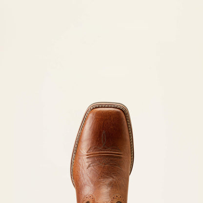 Ariat Men's Sport Western Wide Square Toe Peanut Butter/Chaga Brown Boots