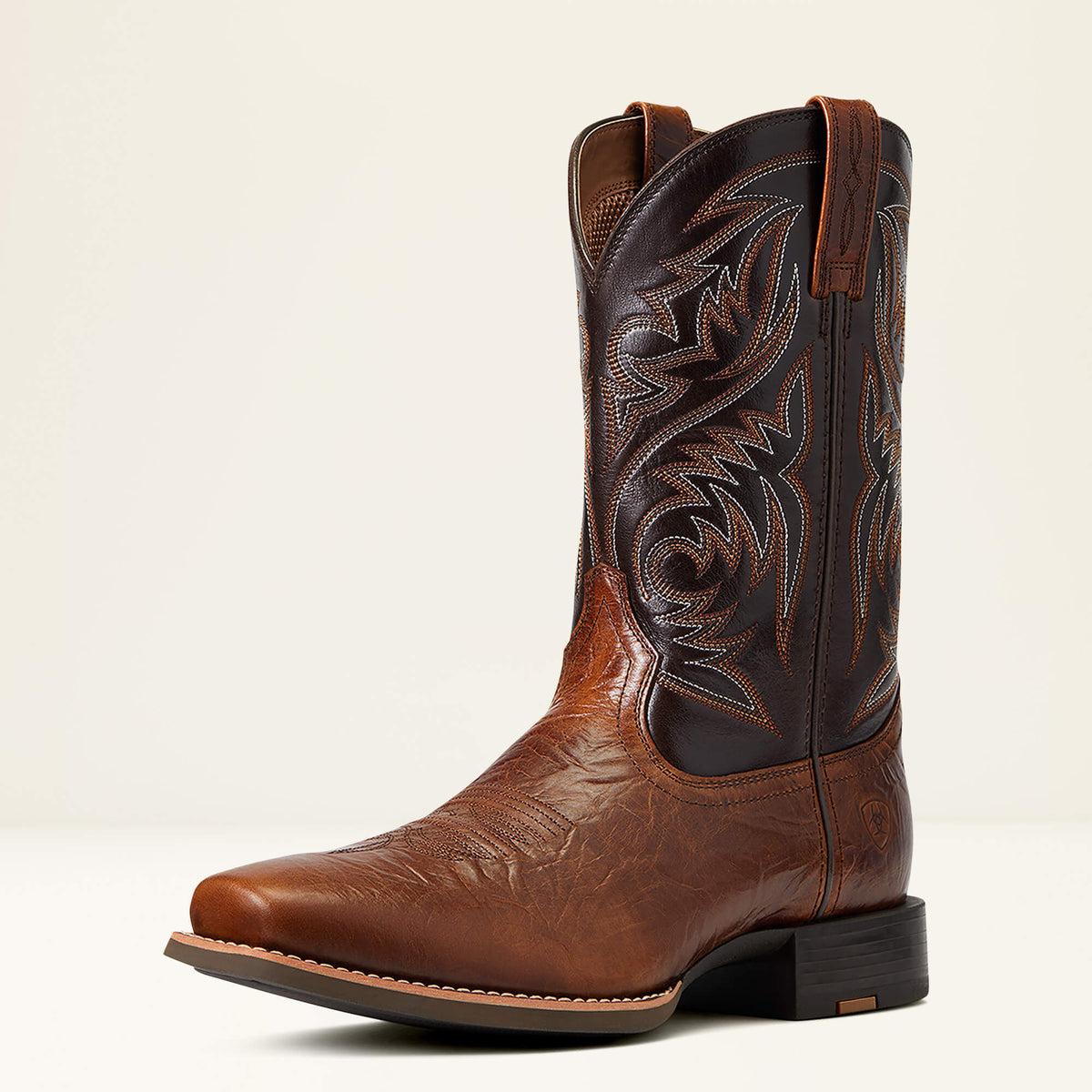 Ariat Men's Sports Herdsman Peanut Butter/Chaga Brown Boots