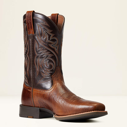 Ariat Men's Sports Herdsman Peanut Butter/Chaga Brown Boots
