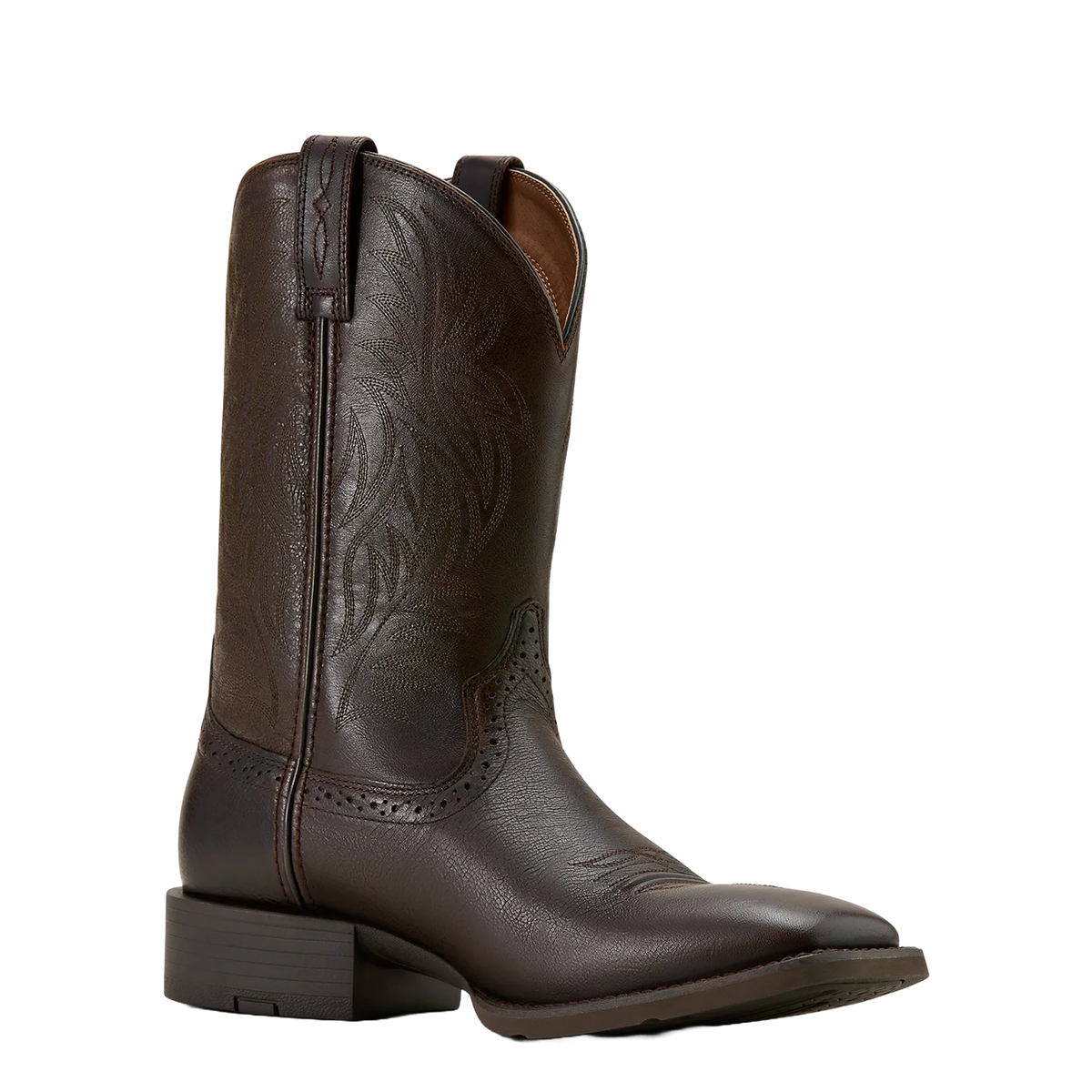 Ariat Men's Sport Western Wide Square Toe - Burnished Chocolate 10061276
