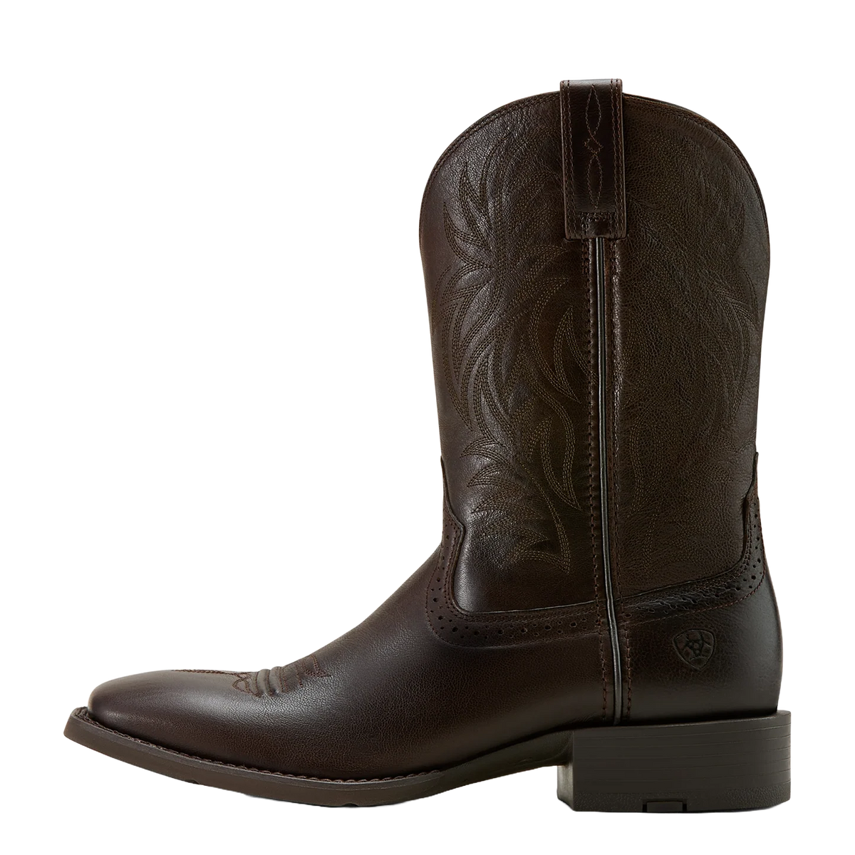 Ariat Men's Sport Western Wide Square Toe - Burnished Chocolate 10061276