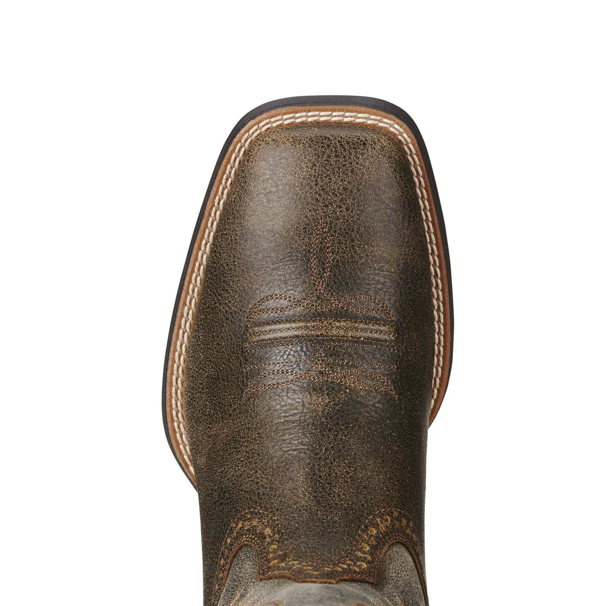 Ariat Men's Sports Western Wide Square Toe Brooklyn Brown/Ashes Boots