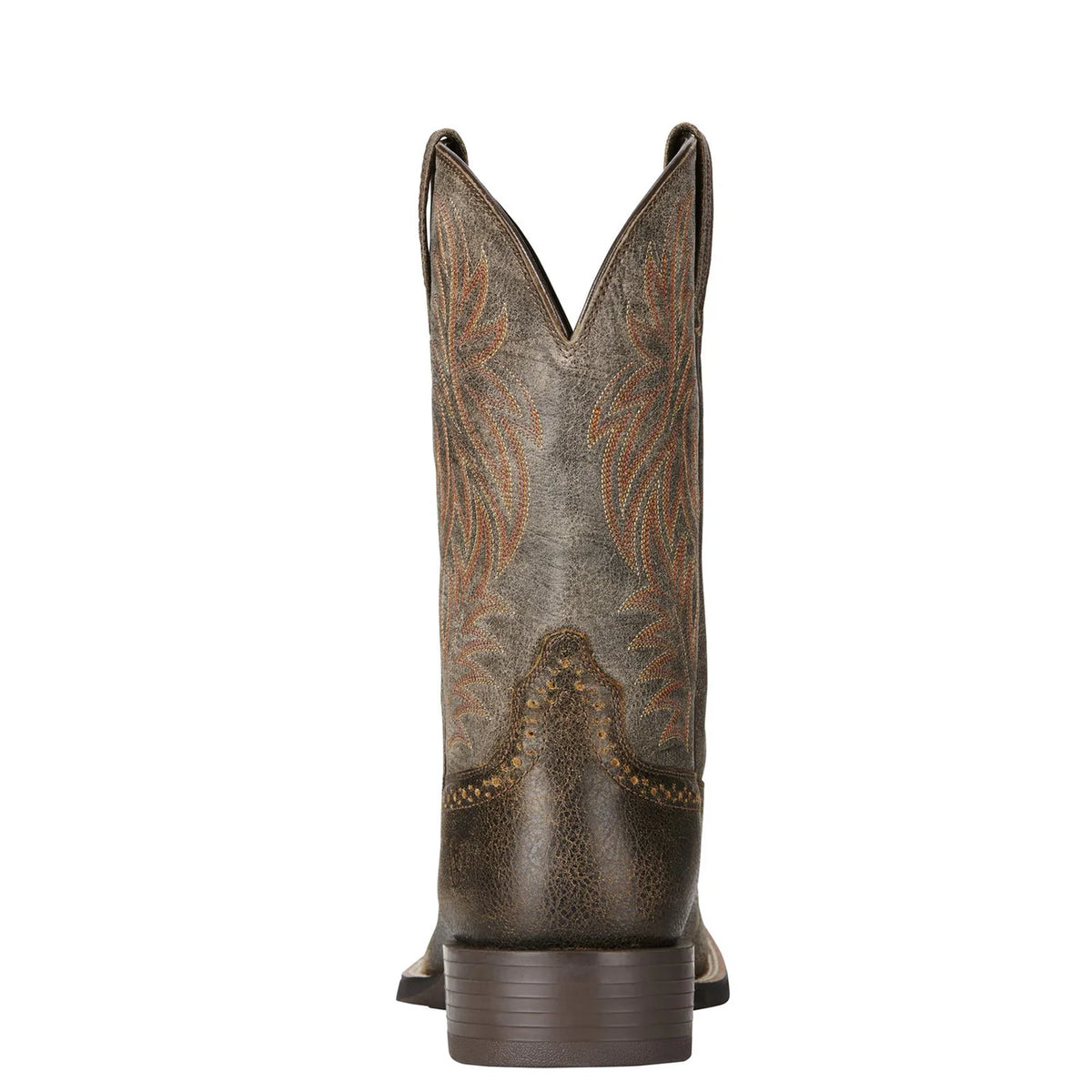 Ariat Men's Sports Western Wide Square Toe Brooklyn Brown/Ashes Boots