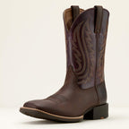 Ariat Men's Sport Big Country Barely Brown/Perfect Purple Square Toe Boots