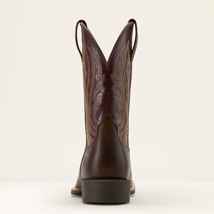Ariat Men's Sport Big Country Barely Brown/Perfect Purple Square Toe Boots