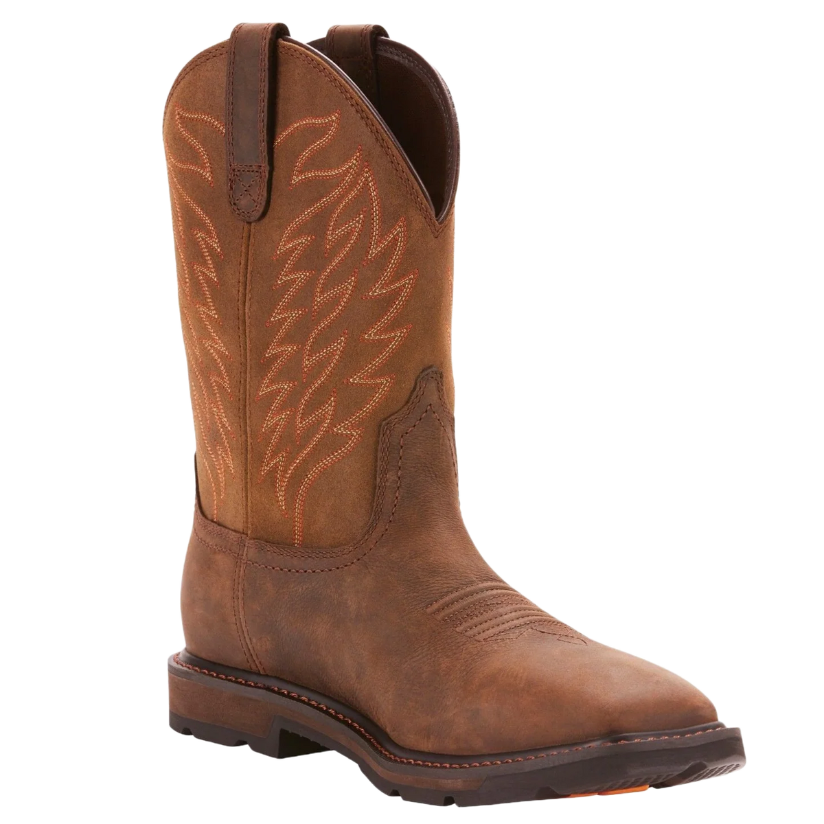 Ariat Men'sGroundbreaker H20 Dark Brown Square Toe Boots