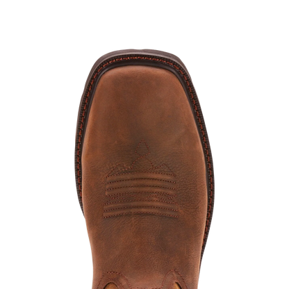 Ariat Men'sGroundbreaker H20 Dark Brown Square Toe Boots