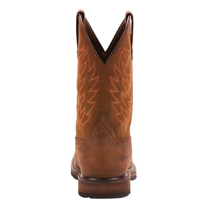 Ariat Men'sGroundbreaker H20 Dark Brown Square Toe Boots
