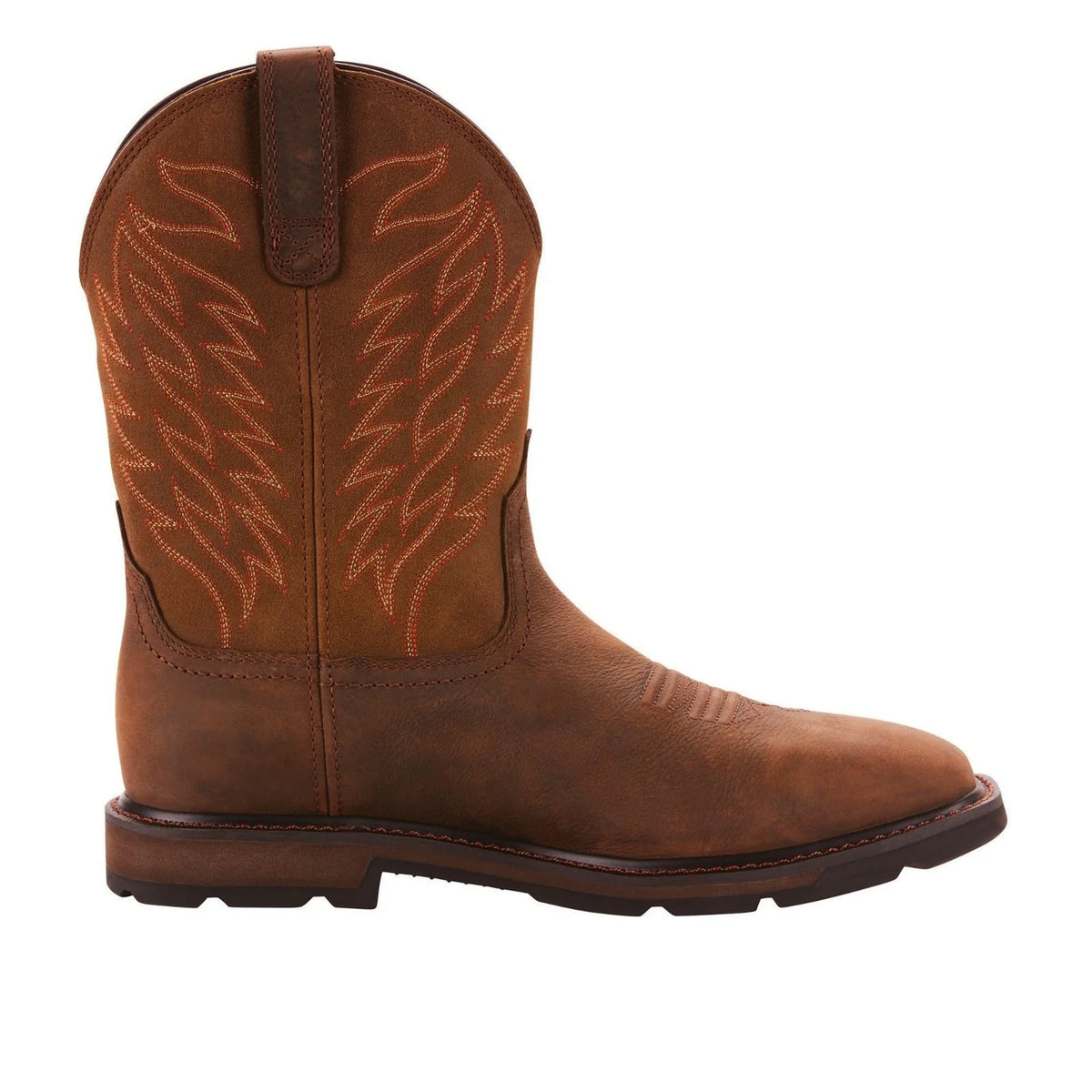Ariat Men'sGroundbreaker H20 Dark Brown Square Toe Boots