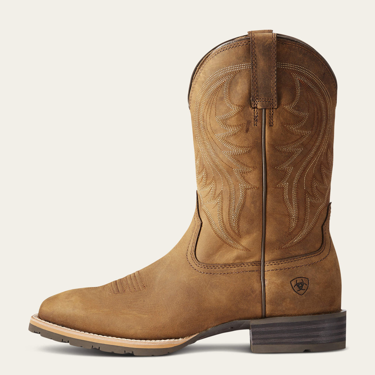 Ariat Men's Hybrid Rancher Western Boots Distressed Brown
