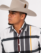 Men’s Moderno Short Sleeve Button Up “Plaid Raid”