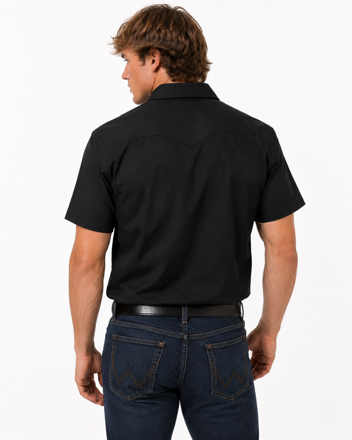 Men’s AW Short Sleeve Shirt “Solid Black”