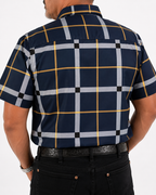 Men’s Moderno Short Sleeve Button Up “Purple Royalty”