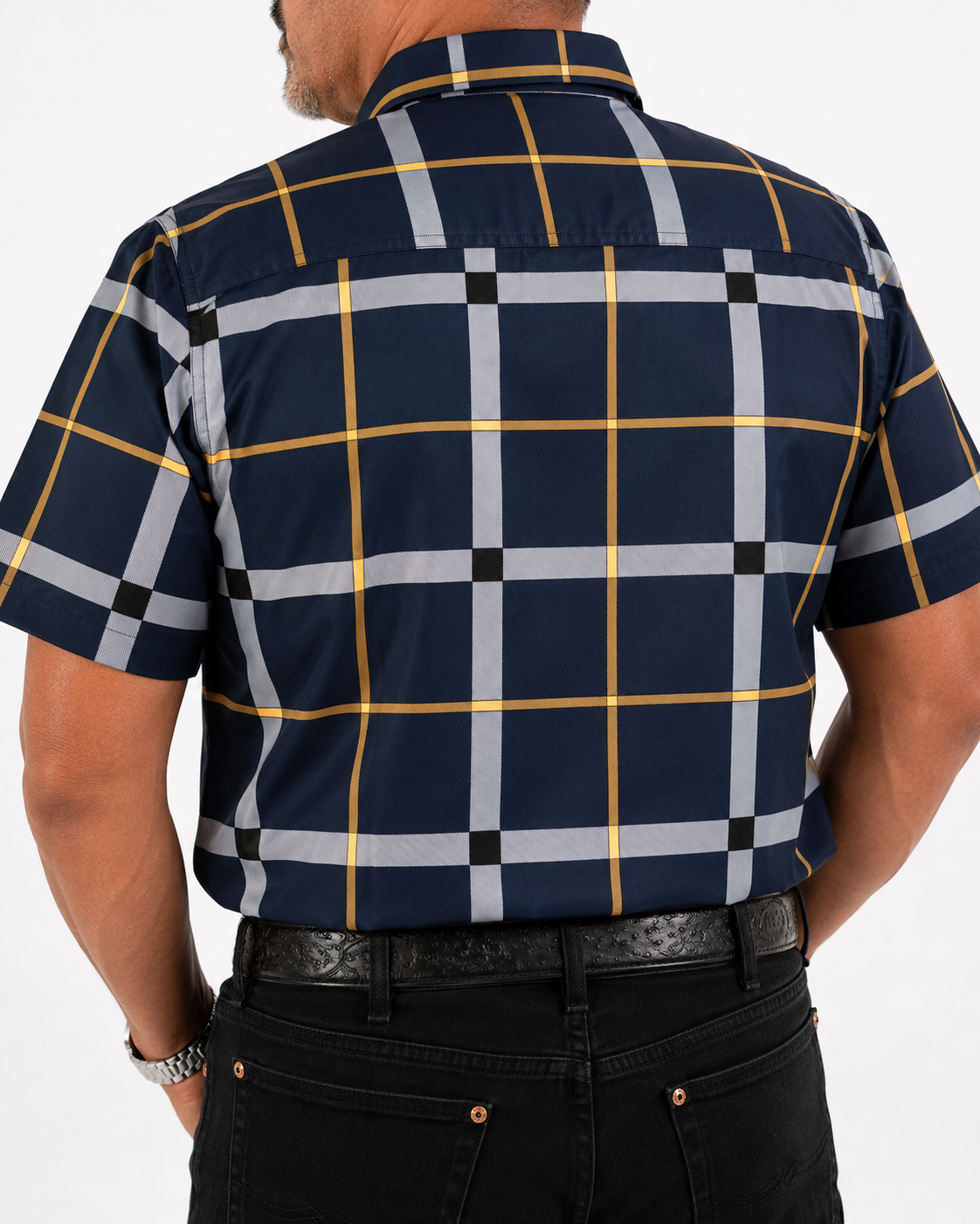 Men’s Moderno Short Sleeve Button Up “Purple Royalty”