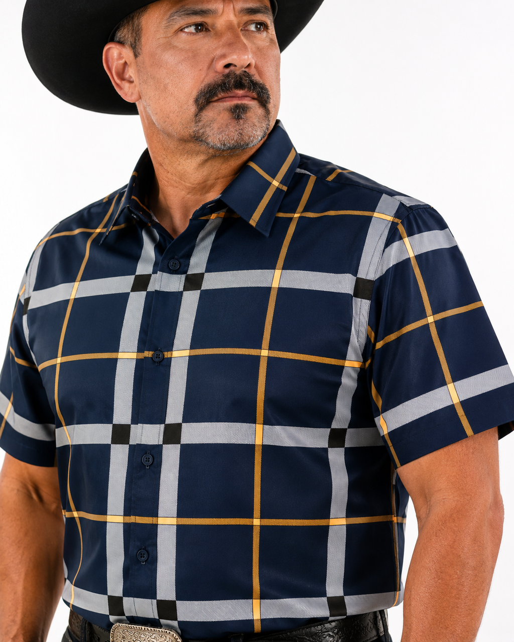 Men’s Moderno Short Sleeve Button Up “Purple Royalty”