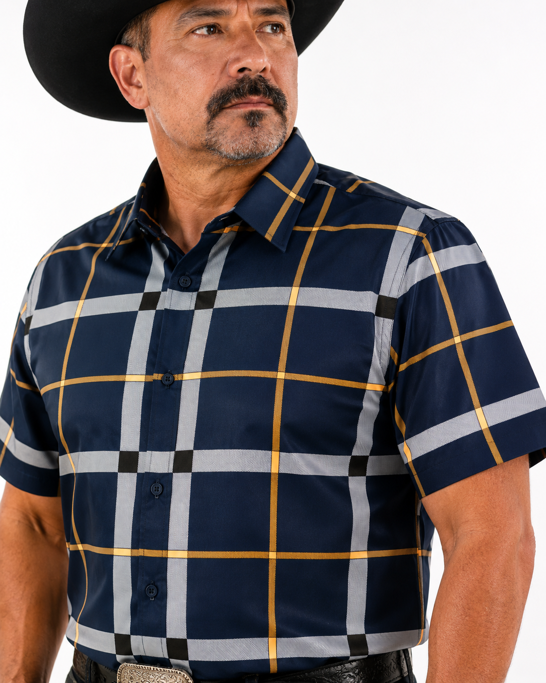 Men’s Moderno Short Sleeve Button Up “Purple Royalty”
