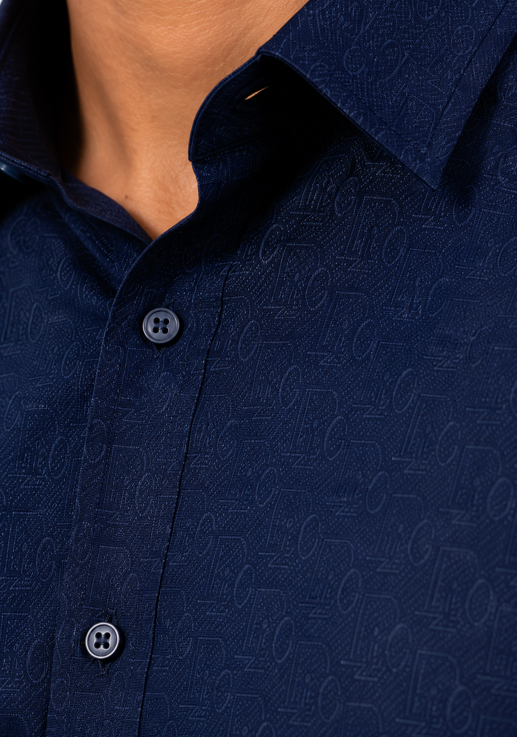 Men’s Moderno Short Sleeve Button Up “Navy”