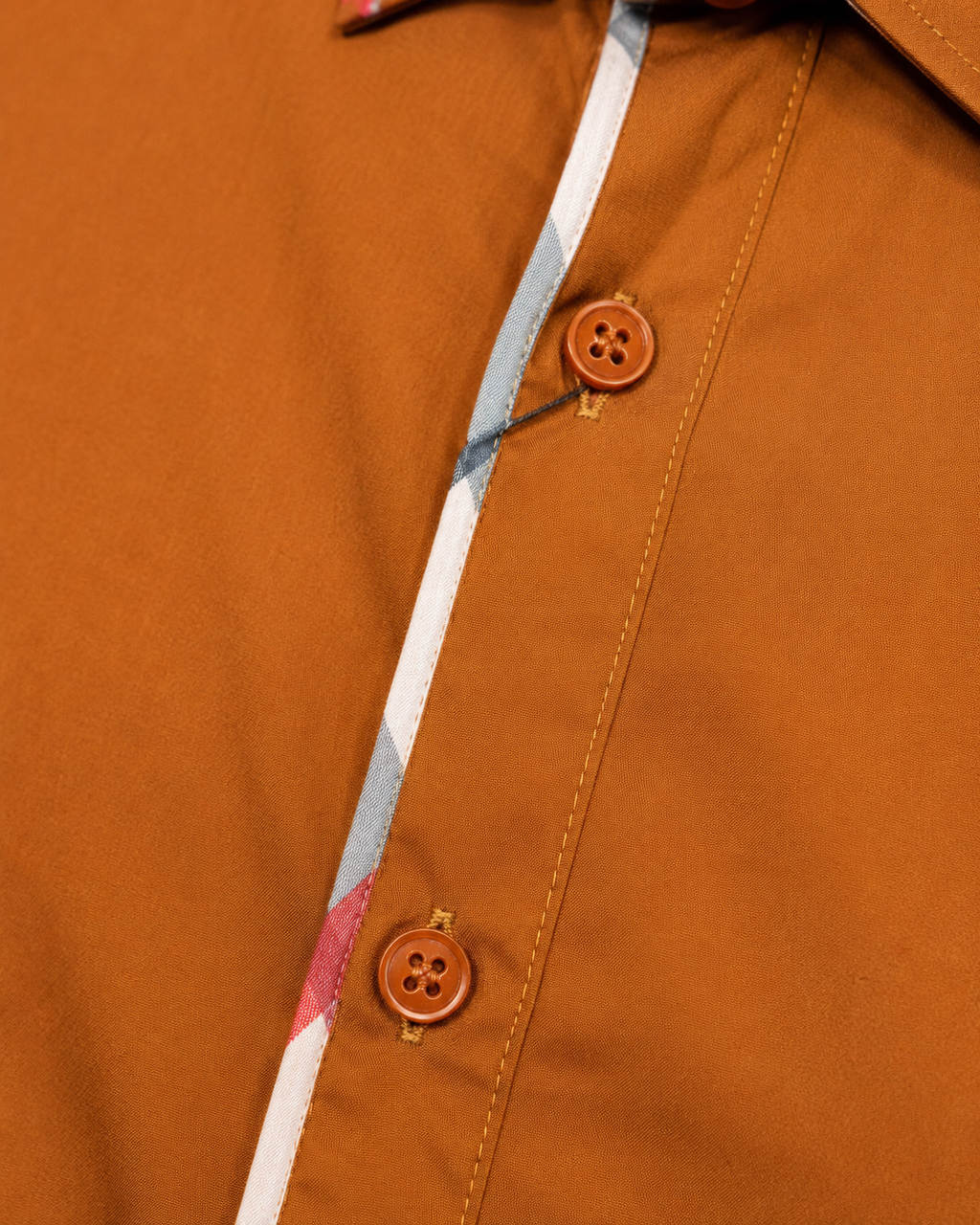 Men’s Moderno Short Sleeve Button Up “Burnt”