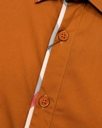 Men’s Moderno Short Sleeve Button Up “Burnt”