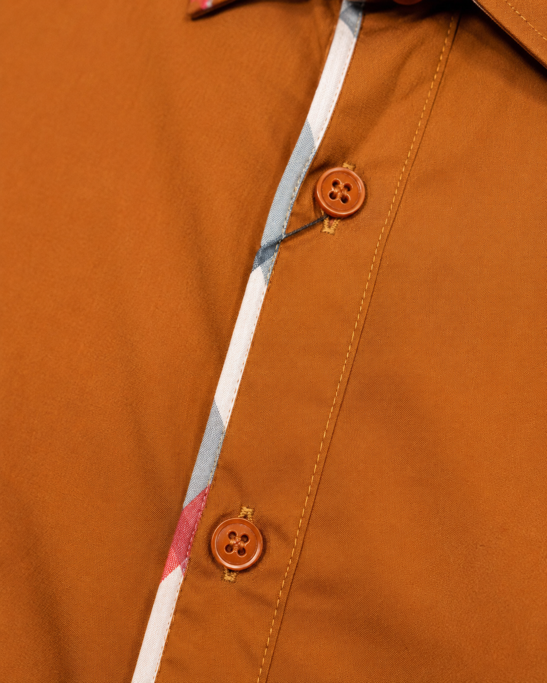 Men’s Moderno Short Sleeve Button Up “Burnt”