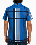 Men’s Moderno Short Sleeve Button Up “Blue Lagoon”
