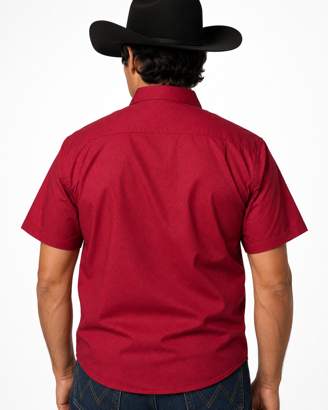 Men’s Moderno Short Sleeve Button Up “Blood Royal”
