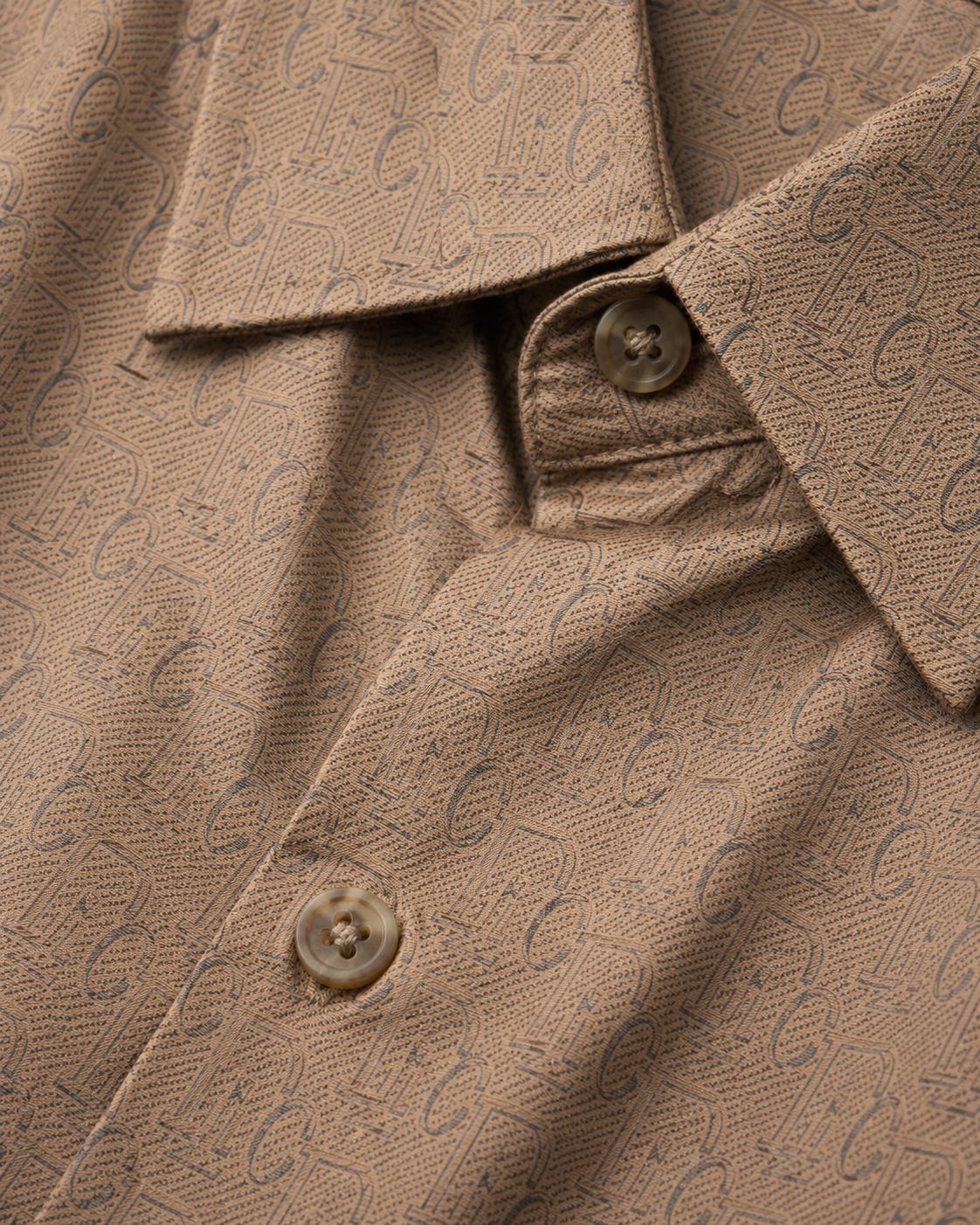 Men’s Moderno Short Sleeve Button Up “Brown”