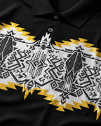 Men’s Polo Button Up “Black Desert”