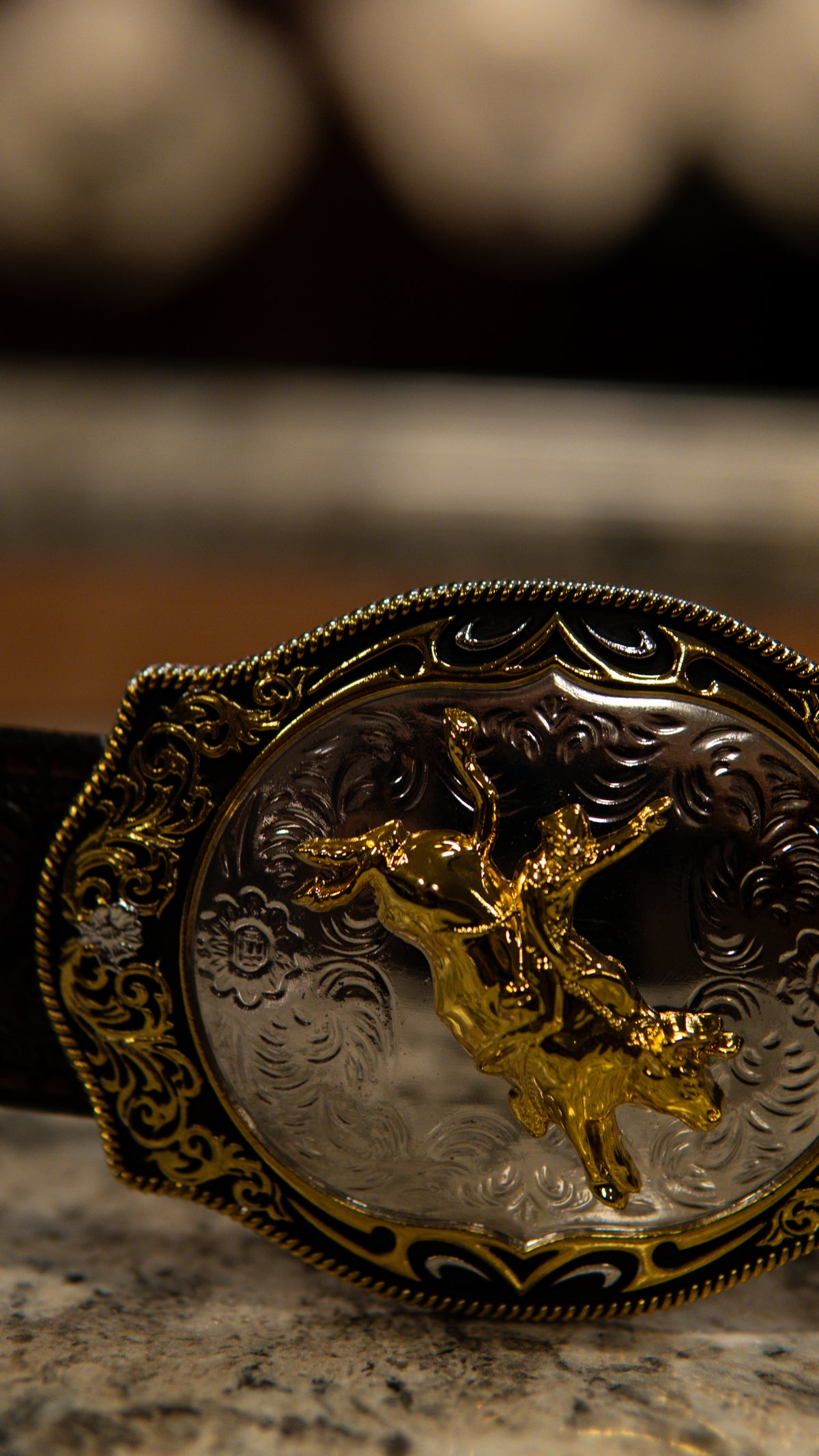 Bull Rider Mystical Western Buckle
