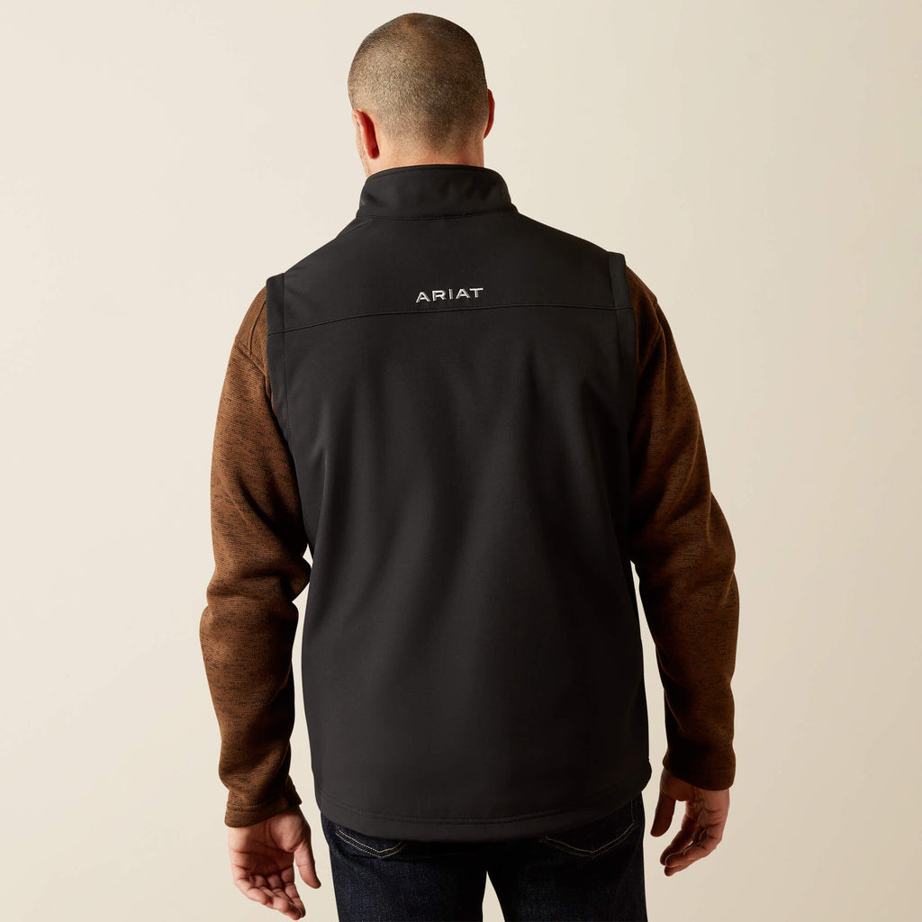Men’s Ariat Vernon Soft Shell Vest - Black