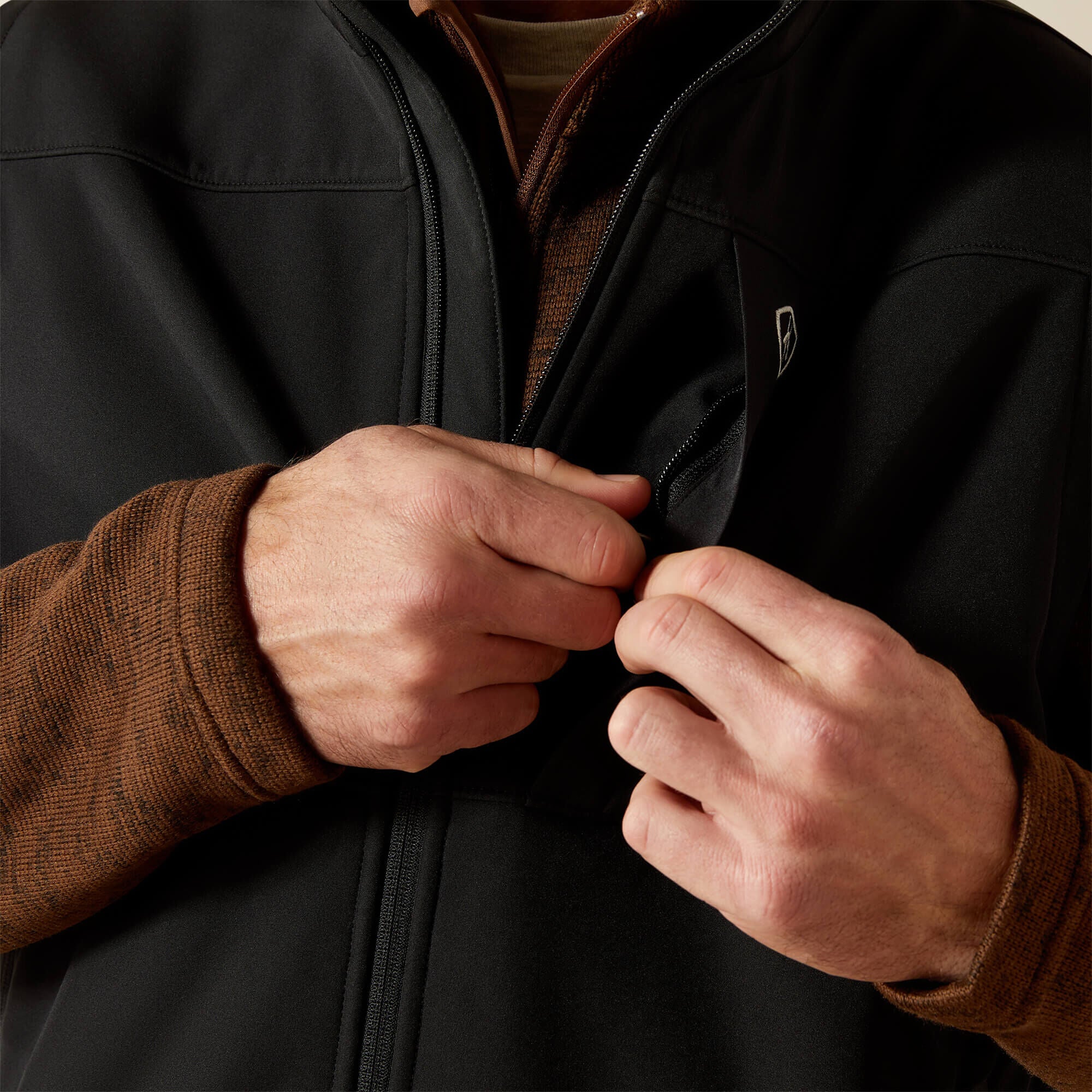 Men’s Ariat Vernon Soft Shell Vest - Black