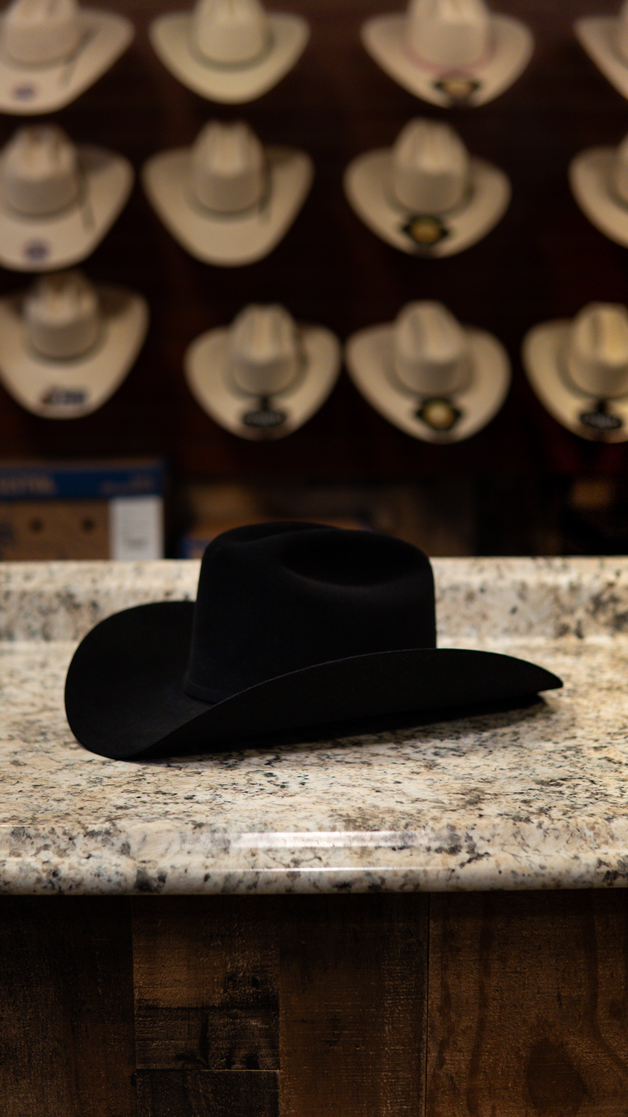 Stetson 1,000X “El Diamanté” Legendary Black Beaver Felt Hat