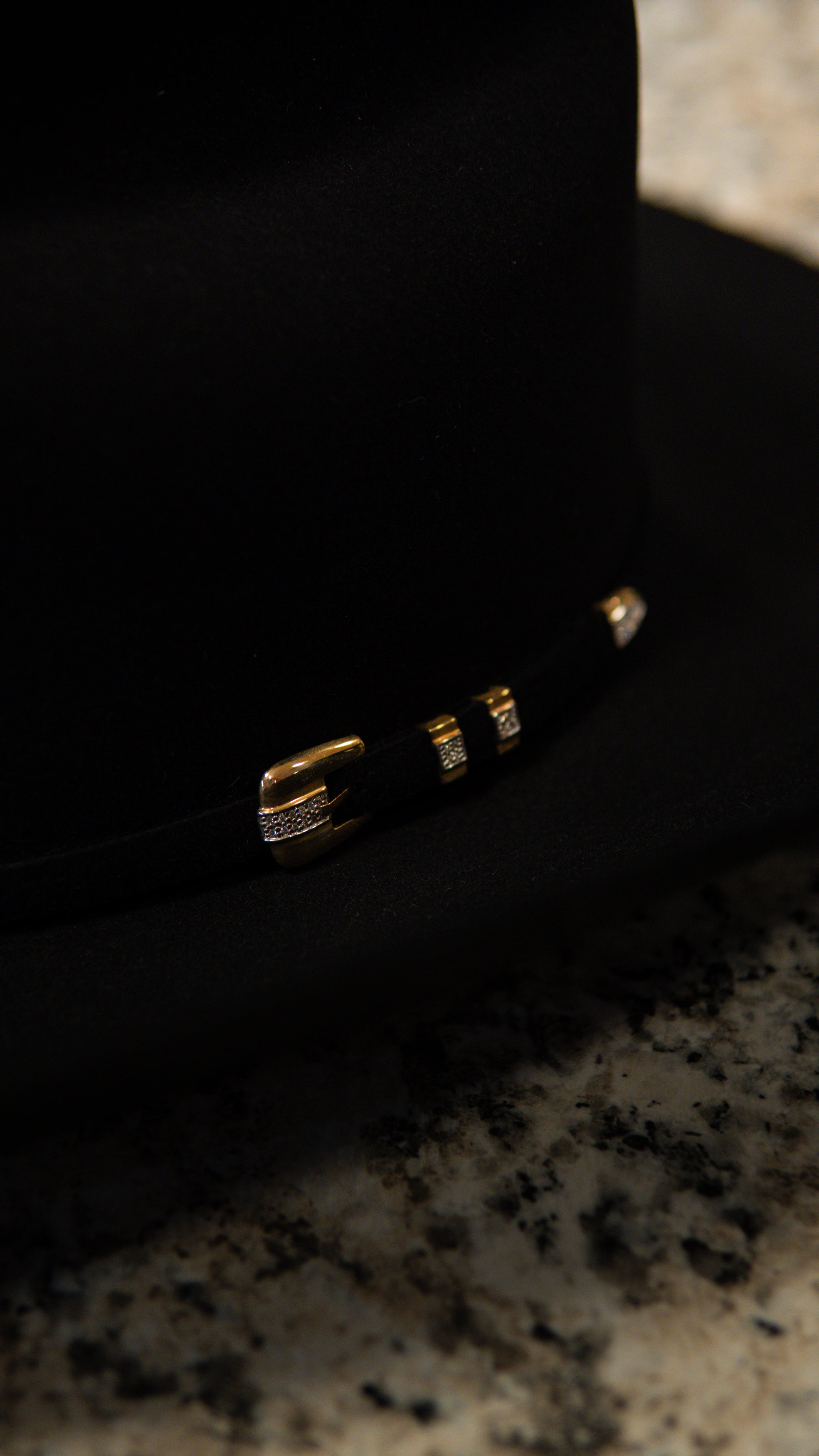 Stetson 1,000X “El Diamanté” Legendary Black Beaver Felt Hat