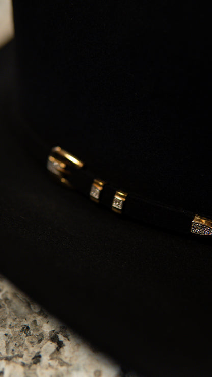 Stetson 1,000X “El Diamanté” Legendary Black Beaver Felt Hat
