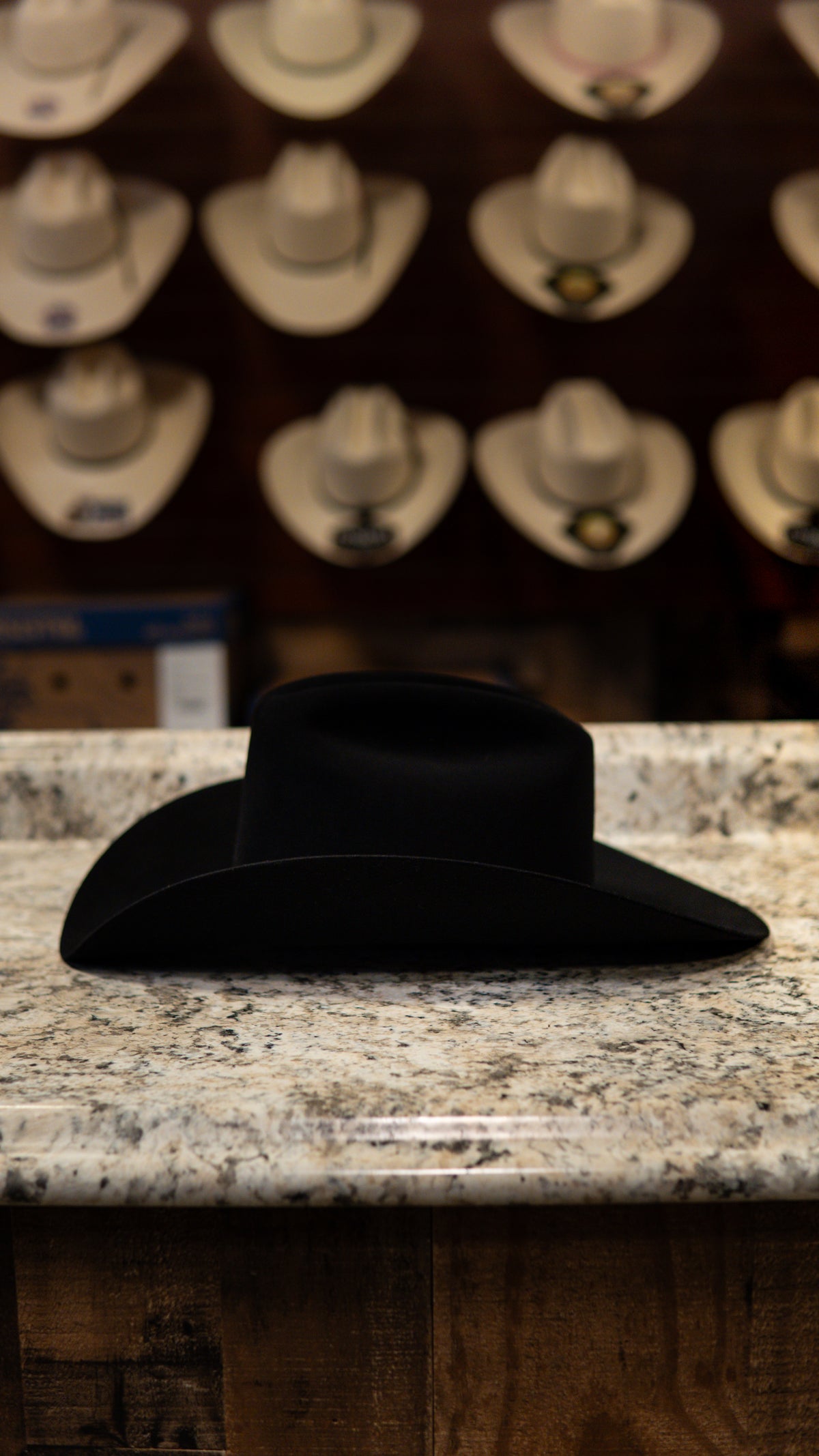 Stetson 1,000X “El Diamanté” Legendary Black Beaver Felt Hat