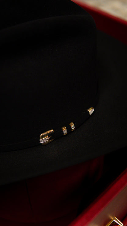 Stetson 1,000X “El Diamanté” Legendary Black Beaver Felt Hat