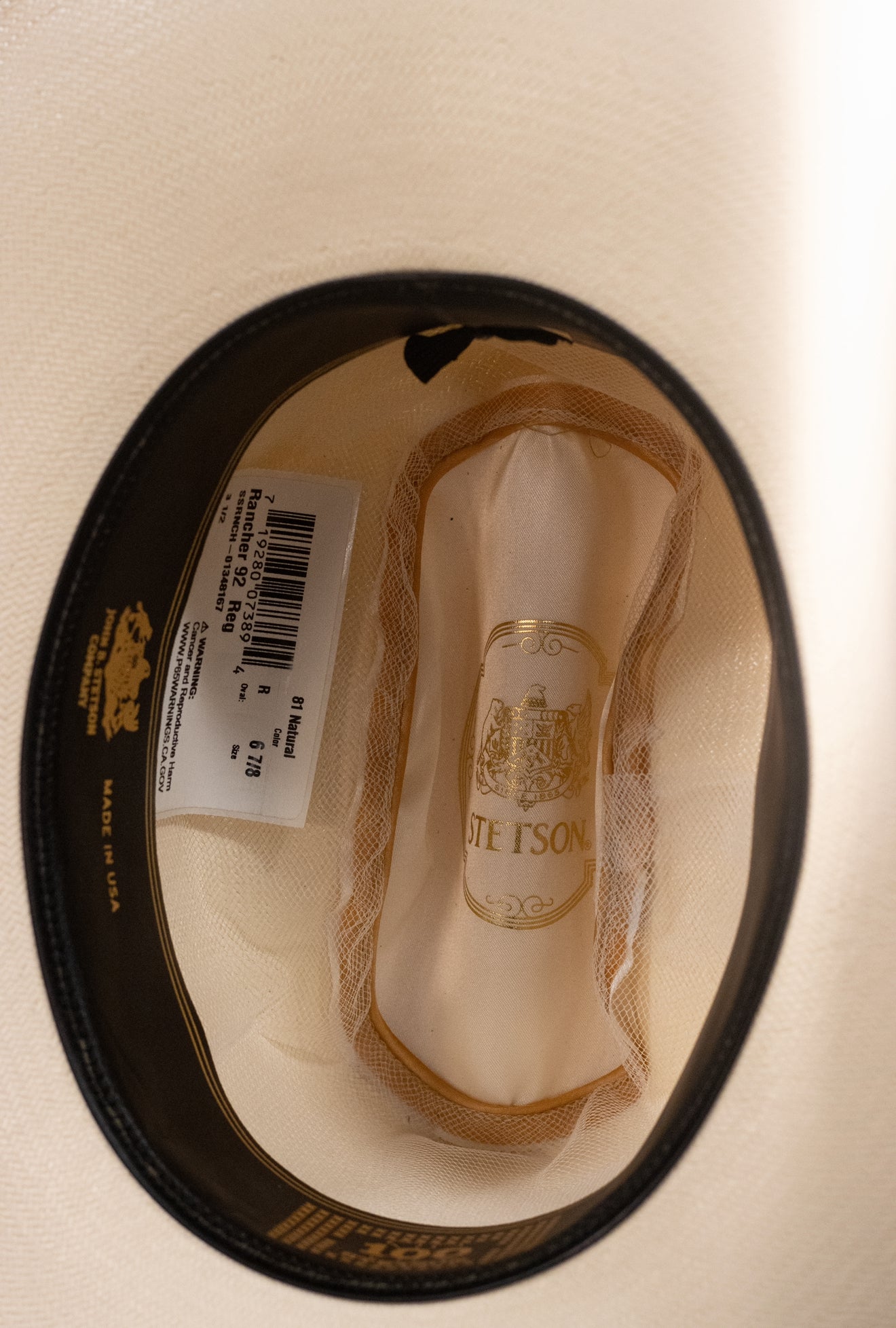 Stetson 100x Rancher Sombrero - Natural