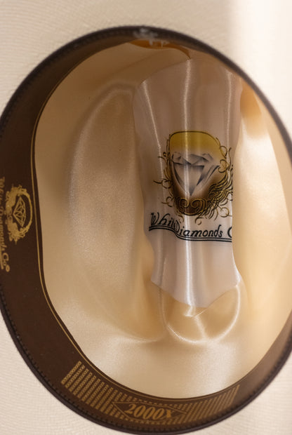 White Diamond El Centenario 2,000x Sombrero Straw