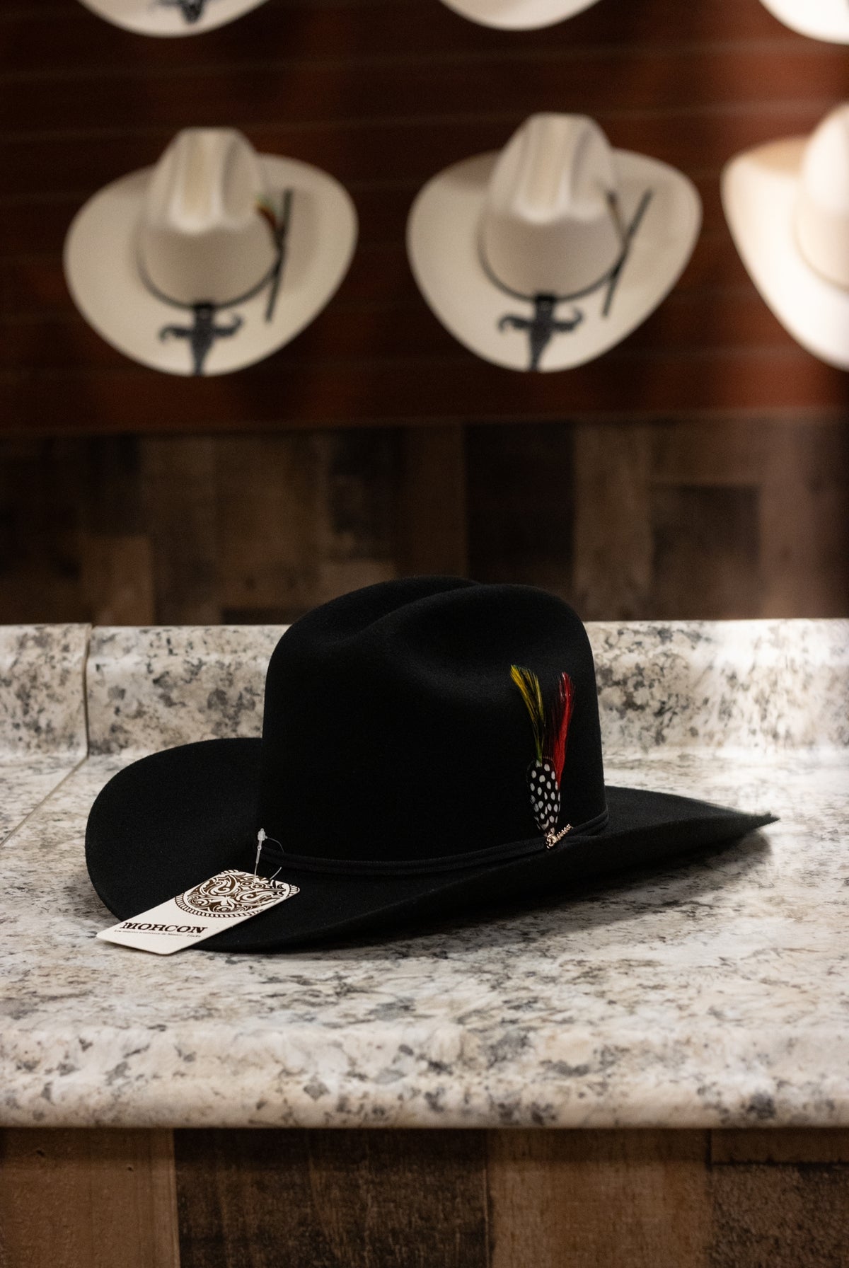 Morcon Tejana/Felt 20X Black Clasico Sinaloa