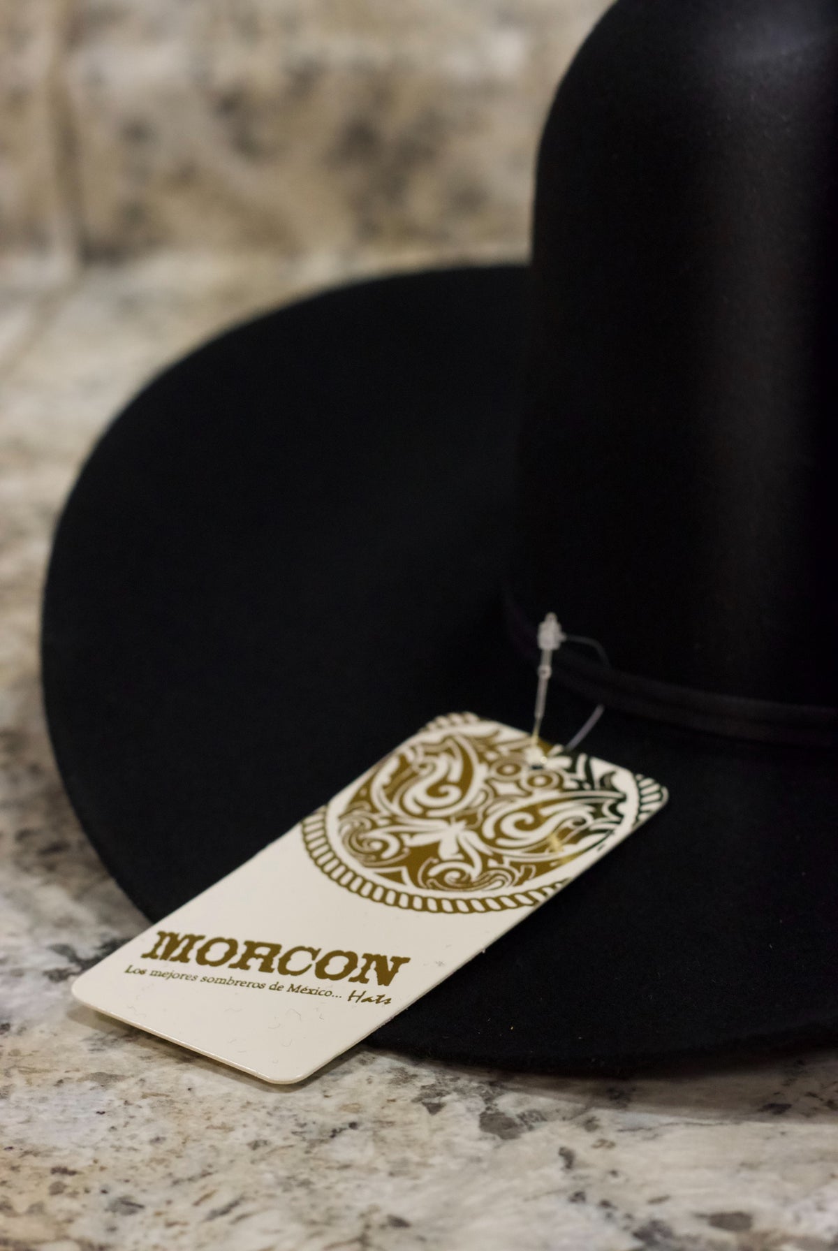 Morcon Tejana/Felt 20X Black Clasico Sinaloa